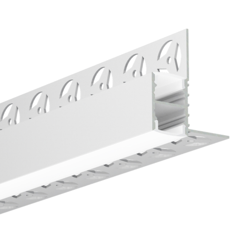 Plaster In Up Down Tray Ceiling Lighting LED Channel For 12mm Strip